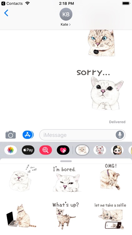 I Am Your Cat Sticker Pack