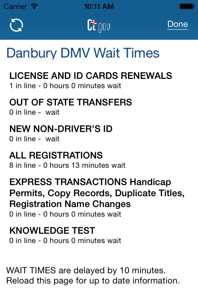 Connecticut DMV Mobile screenshot 3