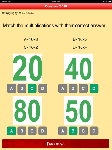 Screenshot #6 pour uneStar Maths Ages 7-8
