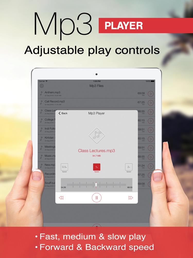 Mp3 Recorder : Voice Recorder App for iPhone - Free ...