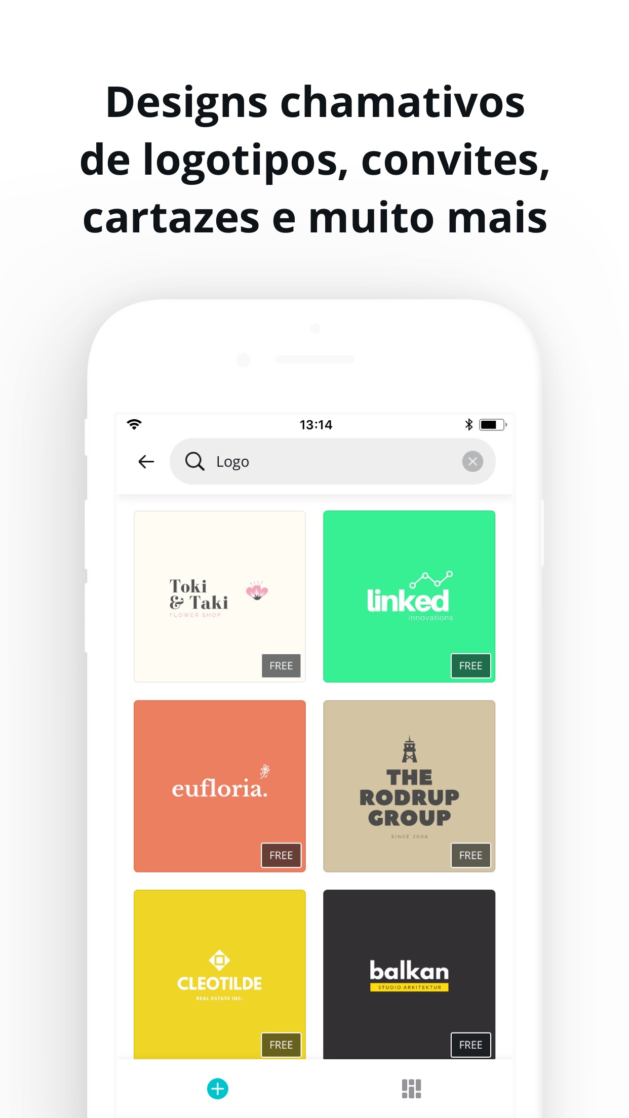 Screenshot do app Canva Criar Imagen Editar Foto