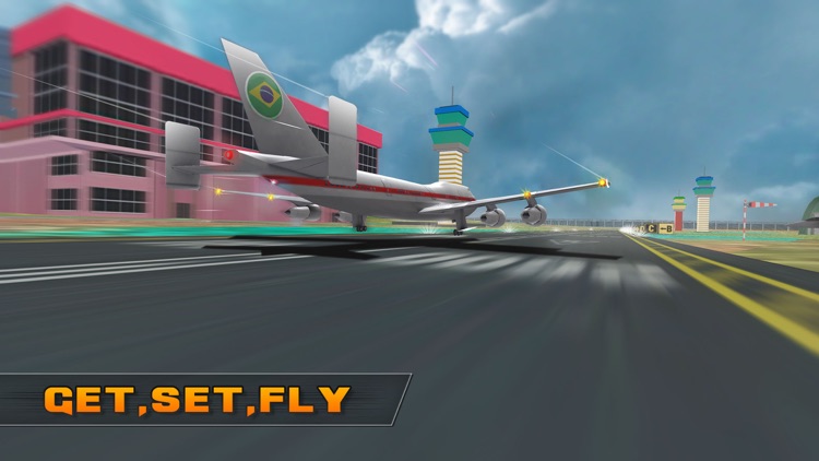 City Airplane Pilot Flight