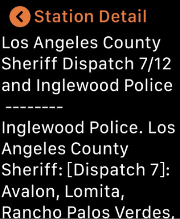 Screenshot #6 for Police Scanner on Watch