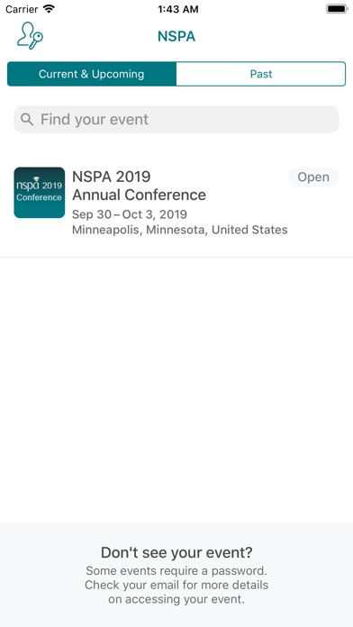 How to cancel & delete NSPA Annual Conference from iphone & ipad 1