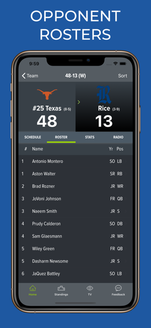 UT Texas Football(圖9)-速報App