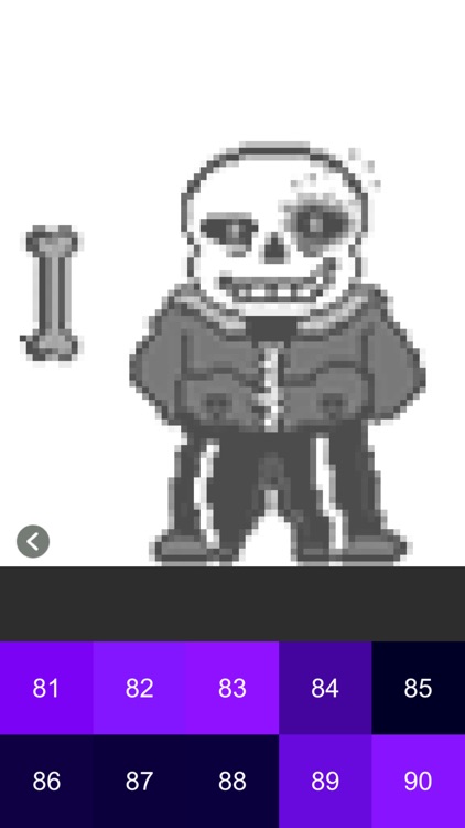 Sans Undertale Coloring Pixel