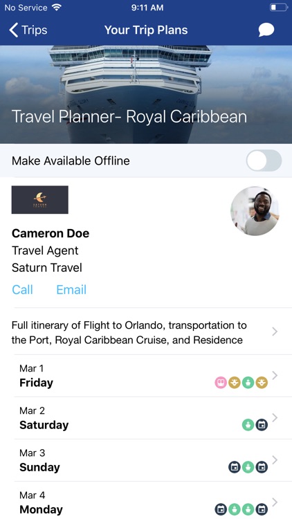 My Travel Planner App
