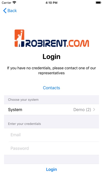 Robirent App