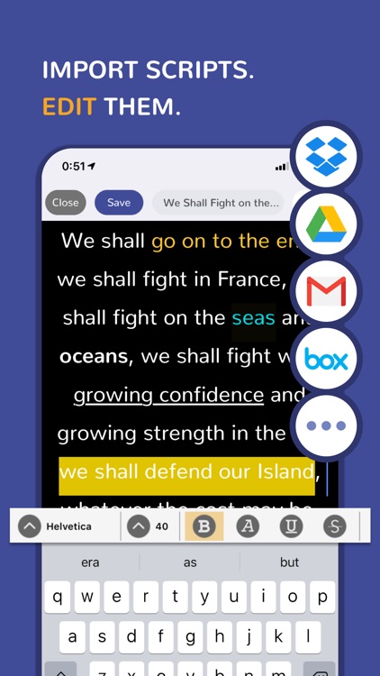 Prof. Hornet Easy Teleprompter screenshot-4