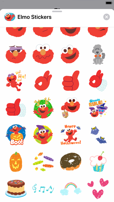 How to cancel & delete Elmo Stickers from iphone & ipad 2