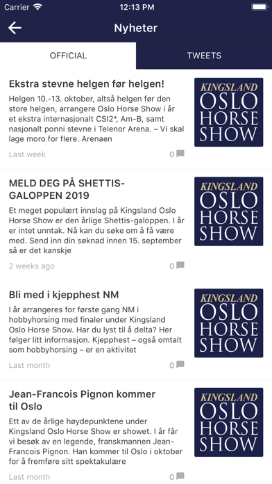 Kingsland Oslo Horse Show screenshot 2