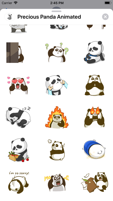 Precious Panda Animated screenshot 6