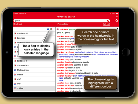 Dizionario di Gastronomia screenshot 3
