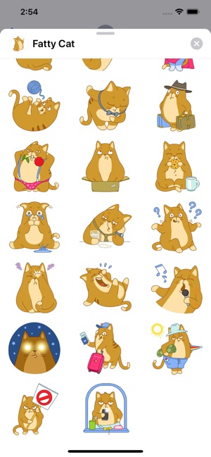 Fatty Cat Sticker Pack(圖2)-速報App