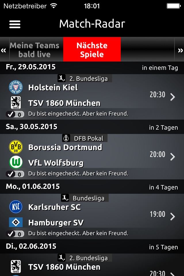 Fantomic - Fussball Liveticker screenshot 2