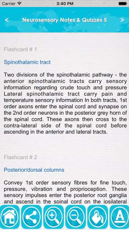 Neurosensory Exam Review App