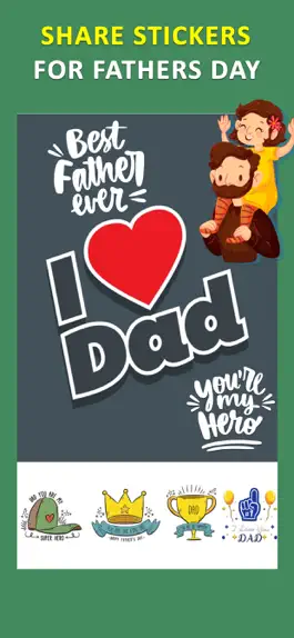 Game screenshot Father's Day Stickers & Wishes hack