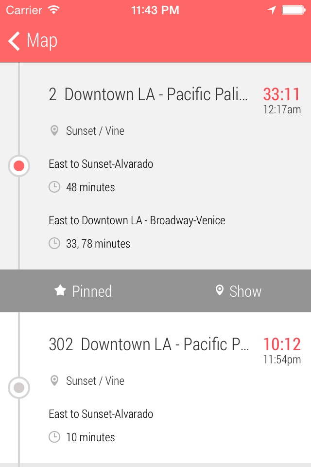 LA Metro Watch Transit App screenshot 2