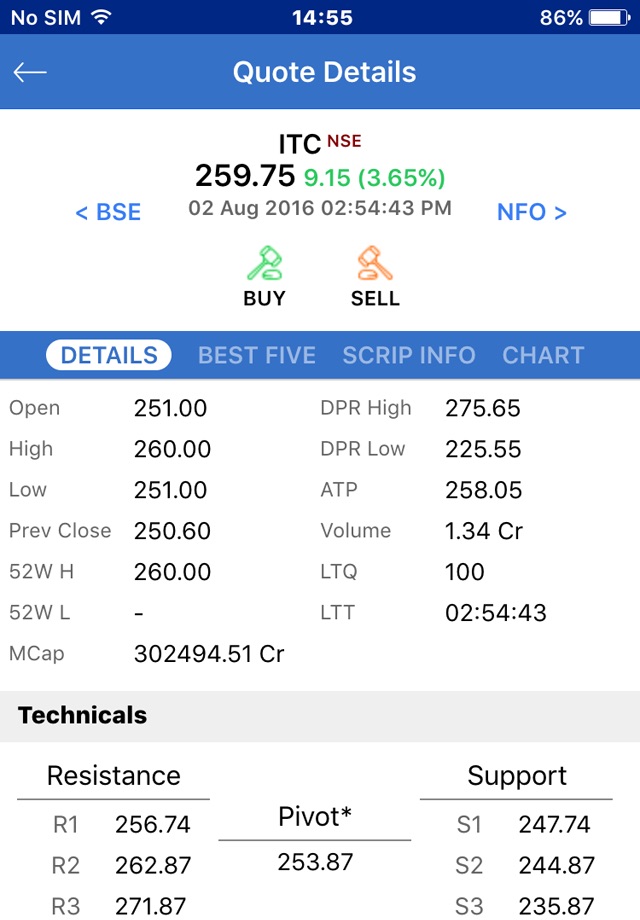 Beyond - NSE BSE Trader screenshot 2