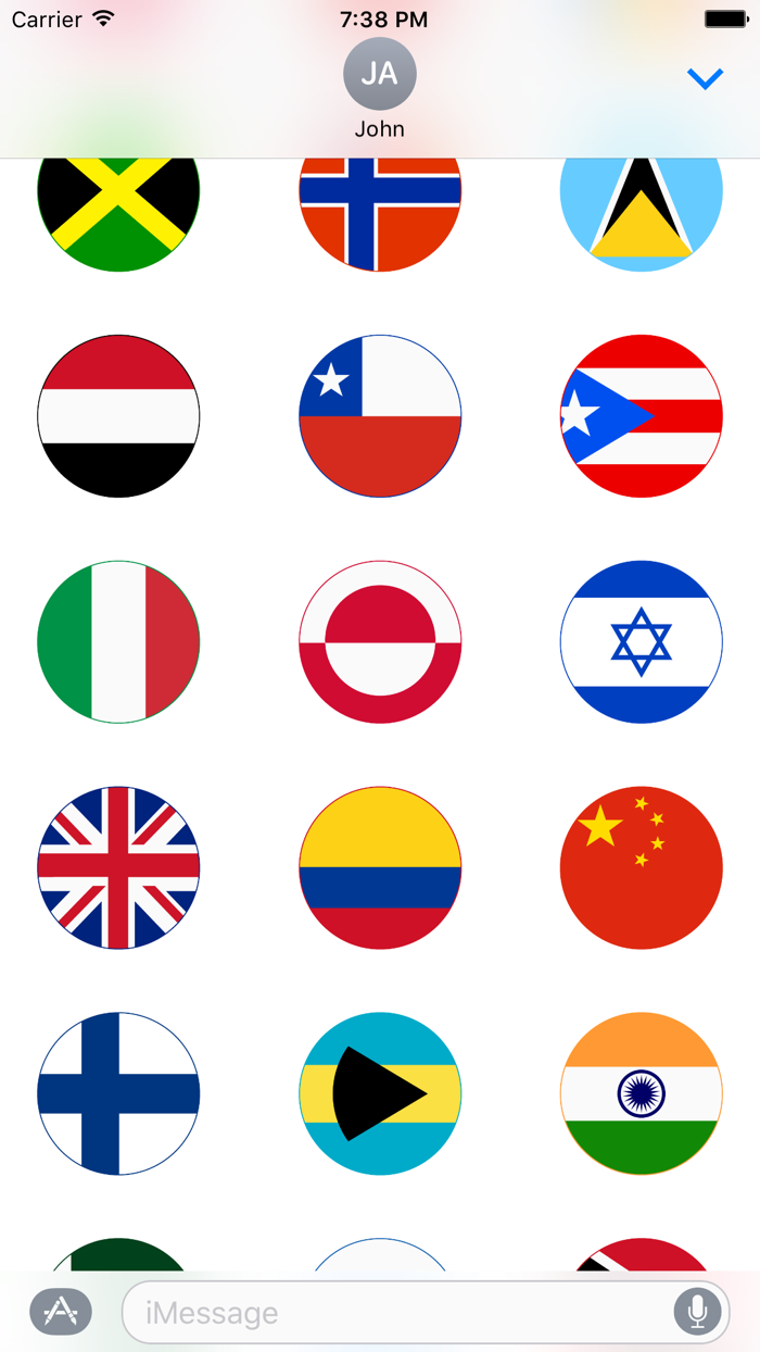 World Stickers for iMessage