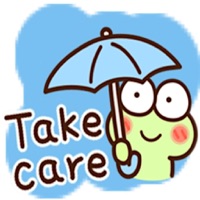Chat With Cute Frog Sticker pour PC