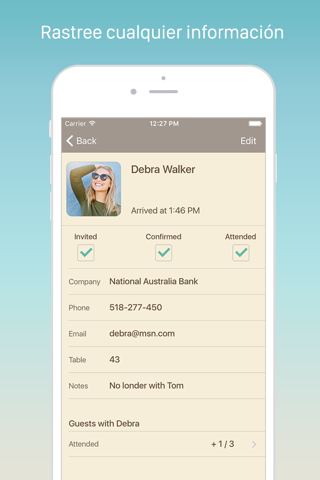 Guest List Organizer. screenshot 2