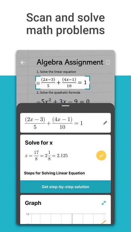 Microsoft Math Solver - HW app