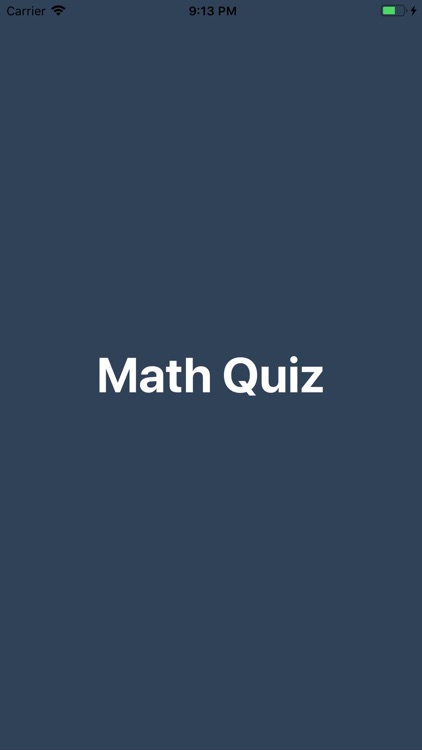 MathQuizApp