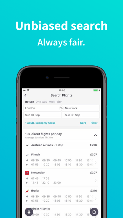 Skyscanner All flights, everywhere Screenshot 5