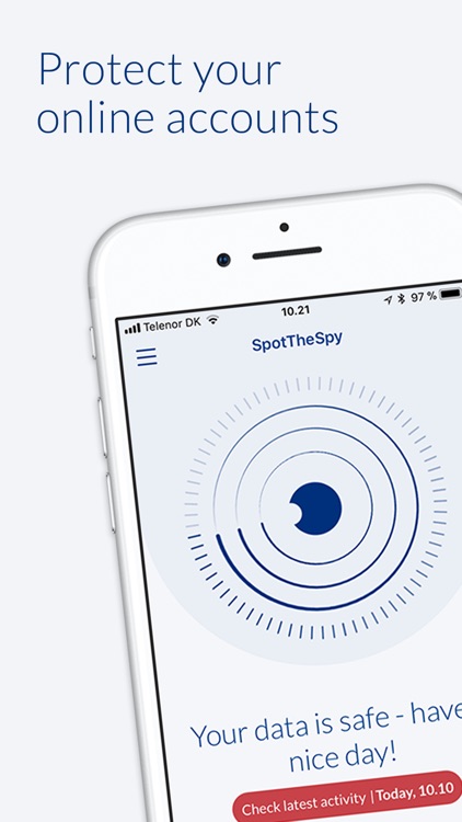 SpotTheSpy for online accounts