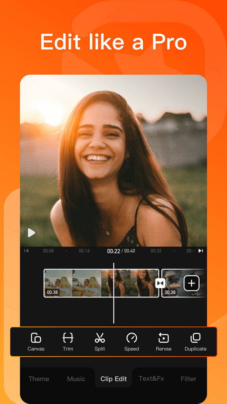 VivaVideo - Best Video Editor Modded screenshot 1 - iOS app interface
