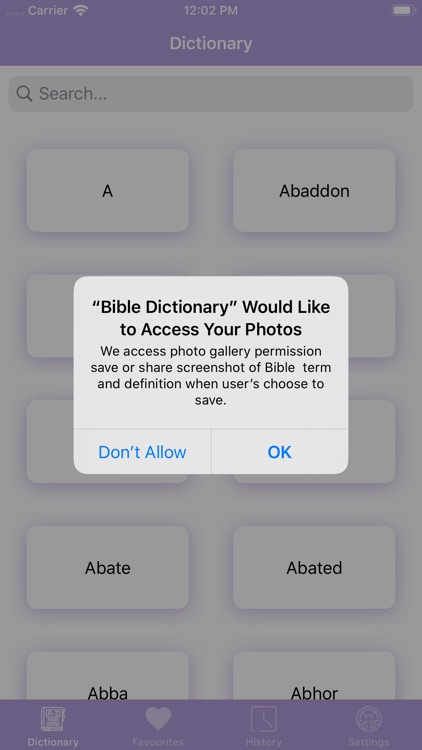 Bible - Dictionary