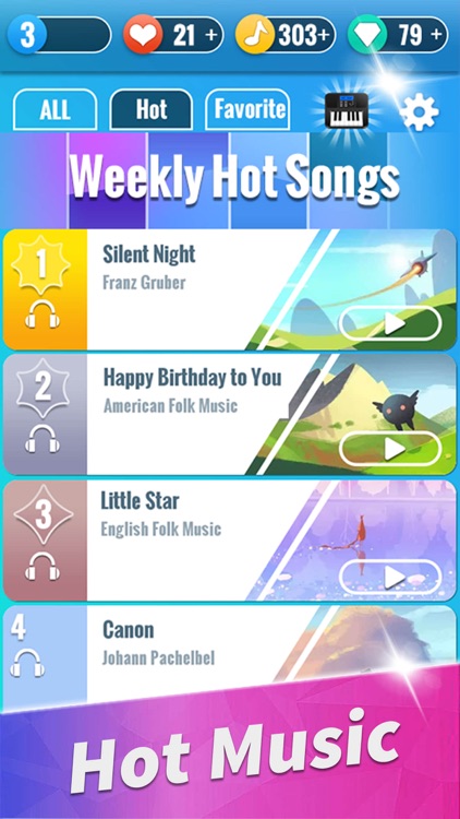 Piano Music Tiles: Pop Songs
