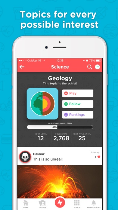 QuizUp: The biggest trivia game in the world Screenshot 1