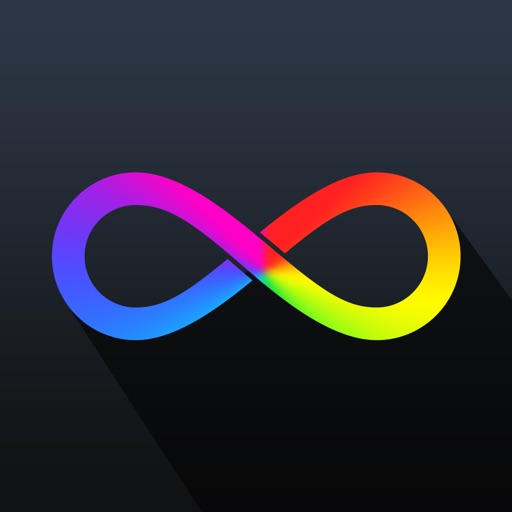 Loop vid-loop video&video GIF Icon