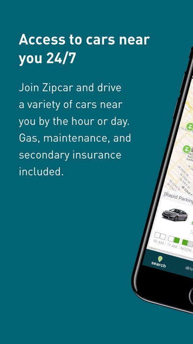 Zipcar review screenshots