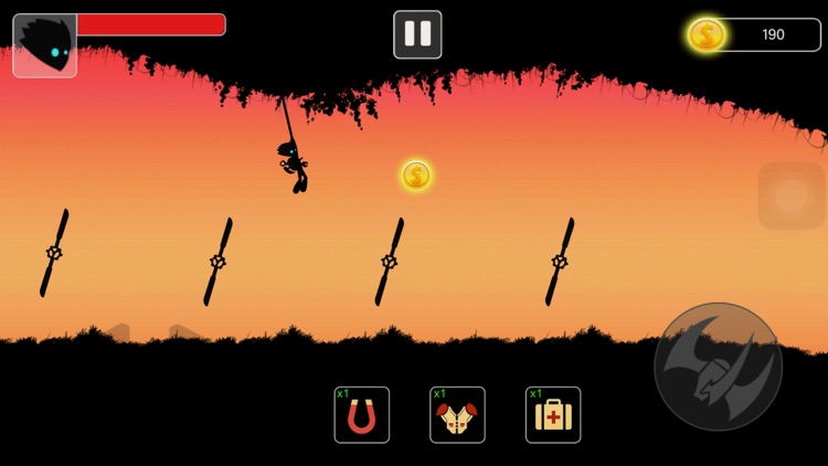 Stickman swing : Rope Swing screenshot-4