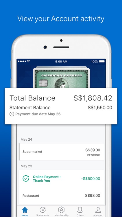 Amex Singapore screenshot-7