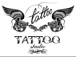 The TattooStudioTL is a small sticker, which are show the 50 Tattoo Studio sticker in cartoon