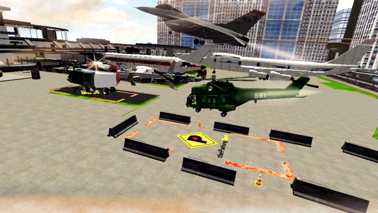 Helicopter Airport Parking