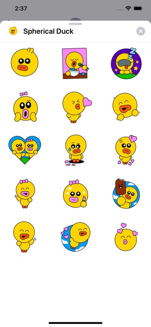 Spherical Duck Sticker Pack