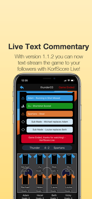 KorfScore: Korfball Game Stats(圖3)-速報App