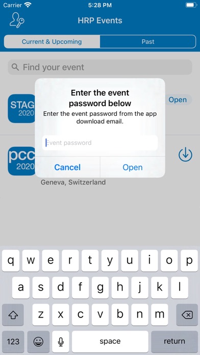 How to cancel & delete HRP Events from iphone & ipad 2