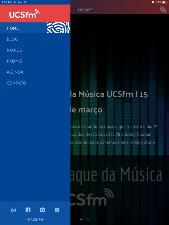 Rádio UCS FM screenshot 2