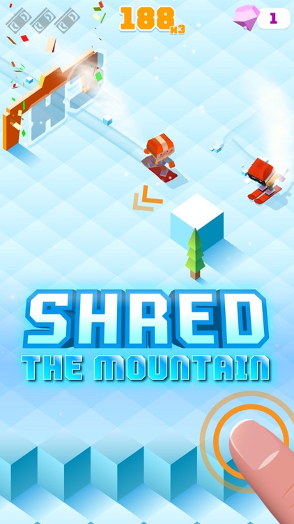 Blocky Snowboarding screenshot-0