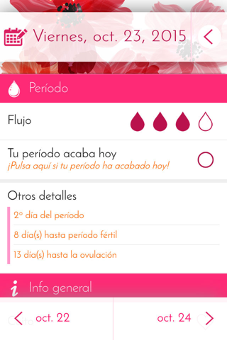 My Calendar - Period Tracker screenshot 2
