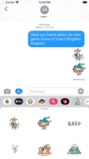 How to cancel & delete insect kingdom knight stickers 2