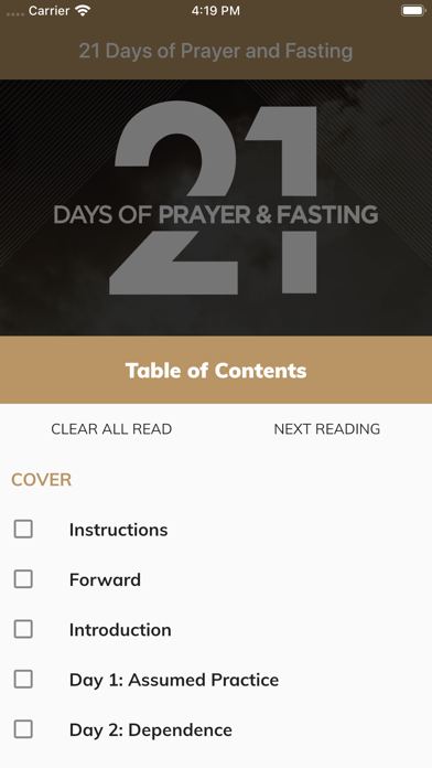 21 Days of Prayer and Fasting screenshot 2