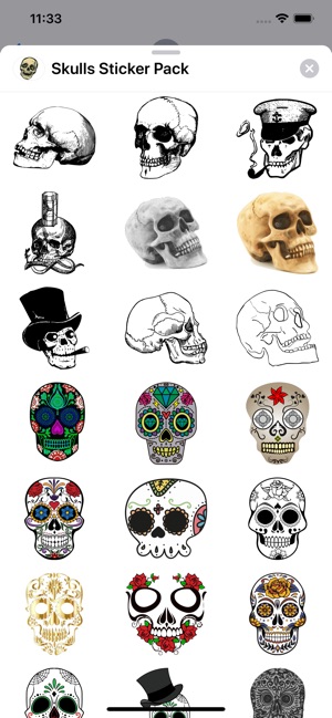 Skulls Sticker Pack(圖3)-速報App