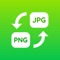 This is a very easy to use application for converting image file formats to JPEG/JPG or PNG